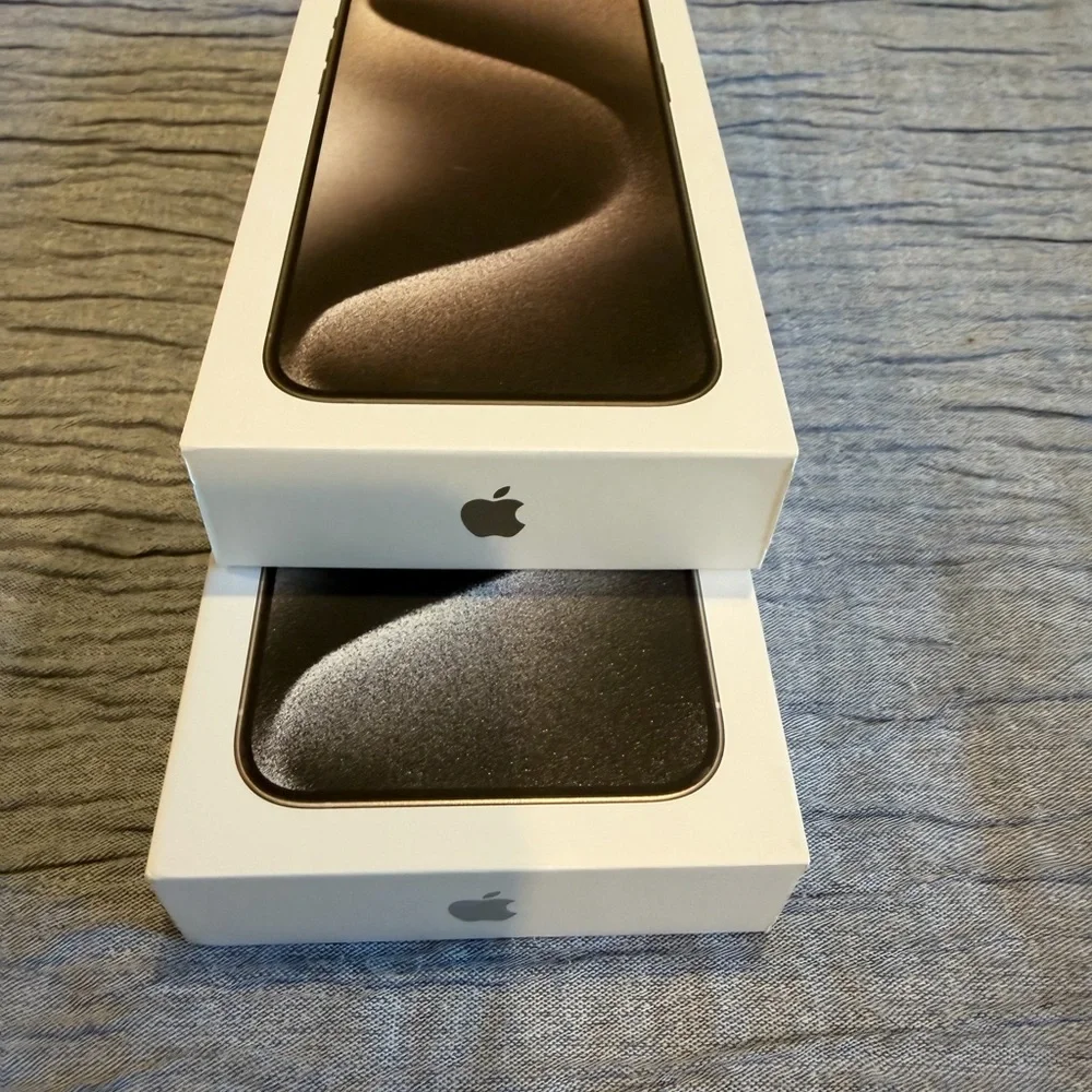 iPhone 15 pro max two boxes